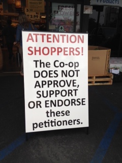 A sign of the recent times.