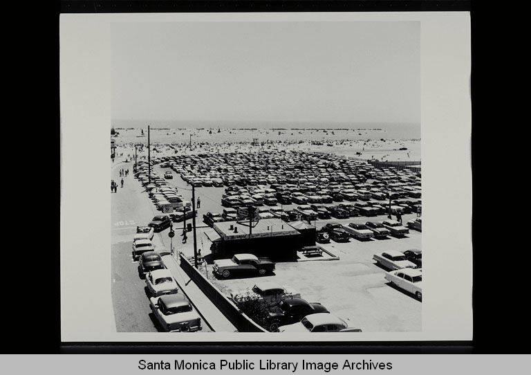 Beach_parking_on_July_17_1955_Santa_Monica_Calif