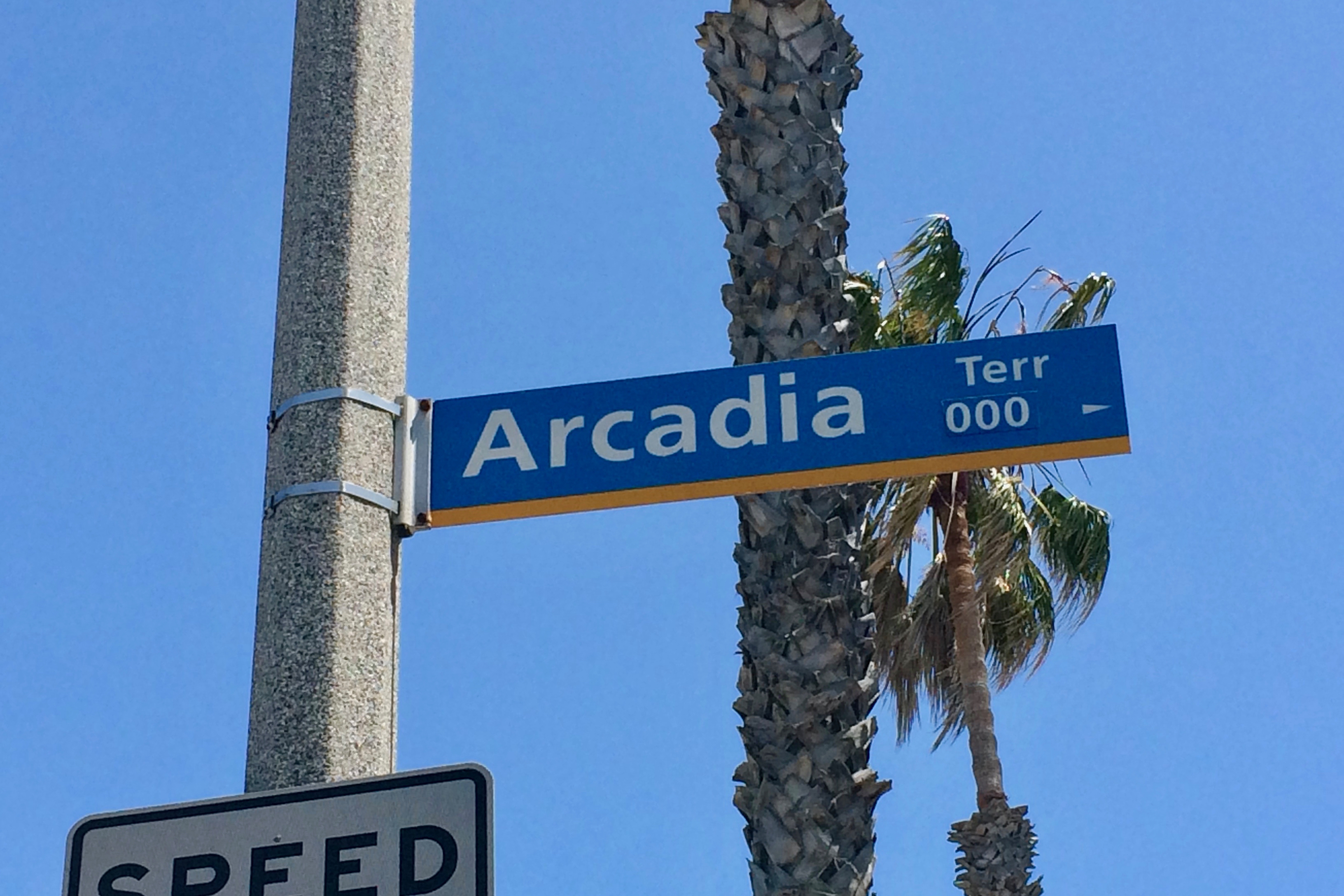 Arcadia Terrace sign